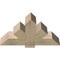 Ekena Millwork Kennewick Rough Sawn Timber Gable Bracket, Douglas Fir, 36"W x 21"H x 6"D x 6"F, 14/12 Pitch GBW036X21X0606KEN00RDF - alternate 4